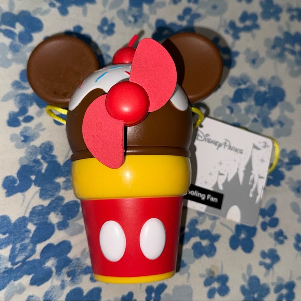 Disney Parks Mickey Mouse ice cream cone  Cooling Fan